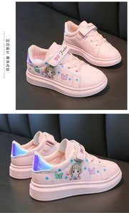 Scarpe bianche per bambini ragazze 3-12 anni studenti scarpe basse sportive Casual in pelle bassa Top primavera stile coreano scarpe da ginnastica - Product Image 5