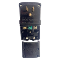 US Standard 15A GFCI LCDI ELCB Prise de câblage extérieure étanche intégrée Prise murale IP54 Prise de courant intégrée de haute qualité