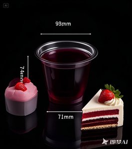 11Oz 98Mm Afdichtingsdeksel Dessertbeker Wegwerp <span class=keywords><strong>Plastic</strong></span> Beker Custom Custom <span class=keywords><strong>Cup</strong></span> Logo Party Wijnsap - Product Image 1
