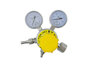 วาล์วลดความดันออกซิเจน YQY-12มาตรวัดลดความดันก๊าซอะเซทิลีนไนโตรเจนอาร์กอนทองแดงทั้งหมด - Product Image 5