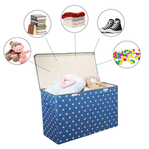 Bán buôn vật liệu mới thoáng khí đóng mở vải lưu trữ trẻ em Đồ chơi tổ chức hộp với nhấp chuột cao - Product Image 3