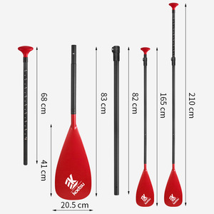 Koetsu Red Leaf Carbon Fiber <b>Sup</b> <b>Paddle</b> 210 Cm Portable For Lakes Rivers Unisex - Product Image 1