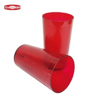Gobelets en plastique réutilisables de 16 oz, écologiques, personnalisables avec logo, pour adultes, fêtes, mariages, résistants à l'eau bouillante, vente en gros