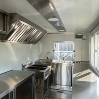 Nouvelle Conception Remorque de Restauration Mobile Entièrement en Acier Inoxydable Évier de Traiteur pour Événements Personnalisable Résistant à la Rouille ISO9001