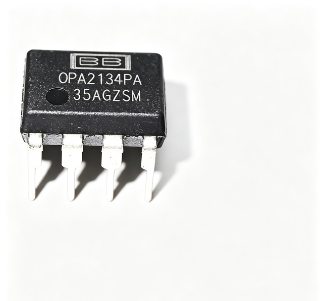 OPA2134PA High Fidelity Low Distortion Audio Operational Amplifier DIP-8 Through Hole Mounting