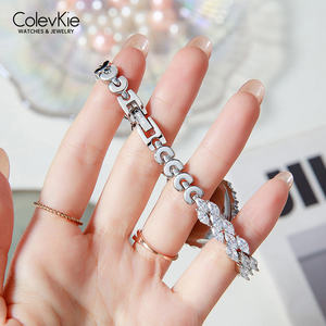 Montre pour femme ColevKie avec logo personnalisé, forme <span class=keywords><strong>de</strong></span> cœur, luxe, étanche, quartz, bracelet, OEM, simple, antique, élégante, montre pour femme - Product Image 6