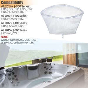 Hot Tub Filter Bag 6570-398 6570-392 for J-300 J-400 J-500 Series 2014+ <b>Models</b> Nonwoven Material - Product Image 1