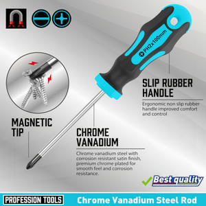 ชุดไขควงแม่เหล็ก Pro Tool 12 ชิ้น แบบหัวแฉกและหัวแบน ทำจากเหล็ก ขนาด 37x28x8 ซม. พร้อมป้ายกำกับ - Product Image 3