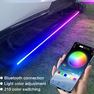 Led chiếu sáng đầy màu sắc điện chạy bảng điện bên bước cho TOYOTA HILUX VIGO <span class=keywords><strong>Revo</strong></span> Rocco 2020-2025 - Product Image 5