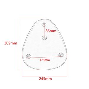 Asiento de conductor negro para motocicleta, soporte de sillín de resorte para Harley Sportster XL 1200 883 48 <span class=keywords><strong>Chopper</strong></span> Bobber Yamaha <span class=keywords><strong>Honda</strong></span> Rebel <span class=keywords><strong>250</strong></span> - Product Image 6