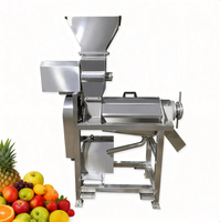 Industriële kleine spiraalvormige sapcentrifuge met hoge productiviteit voor fruit- en groenteverwerkingsbedrijven, 220V/380V