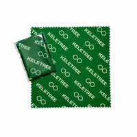 Chiffon de nettoyage pour lunettes en microfibre en gros, logo personnalisé, taille adaptable, lingette réutilisable pour lentilles, douce et sans poussière