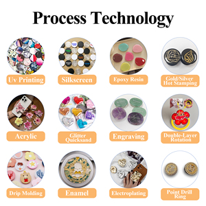 ขายดีที่สุด ขายส่ง รับทำโลโก้ พิมพ์ UV ที่จับโทรศัพท์แบบเปล่า ซัพพลายเออร์ Grip Tok ที่จับโทรศัพท์แบบ Pop Socket ที่ยึดโทรศัพท์ - Product Image 3