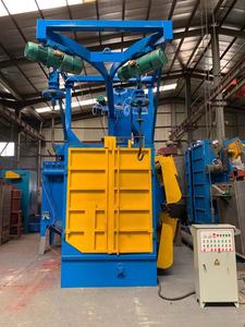 Limpeza automática roda liga Gancho rotativo Overhead tipo tiro jateamento limpeza máquina - Product Image 2