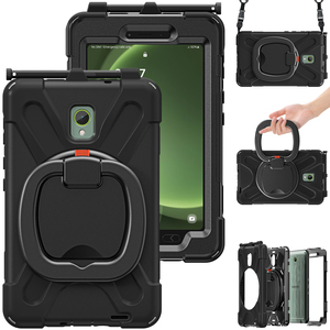 Đối Với <span class=keywords><strong>Samsung</strong></span> <span class=keywords><strong>Tab</strong></span> Tablet Trường Hợp Không Thấm Nước Mềm Silicone Cứng Da Vai Mang Máy Tính Bảng Trường Hợp Thông Minh Máy Tính Bảng Bảo Vệ Trường Hợp - Product Image 3