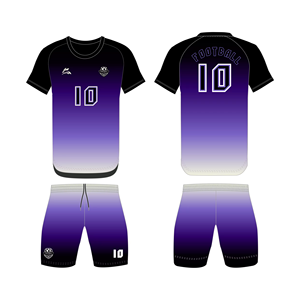 Özel İsimli Süblimasyon Baskılı Kumaş Erkek Spor Takımı Antrenman Eşofmanları Nefes Alabilen Hızlı Kuruyan Kısa Gençlik Futbol Forması Toptan Satış - Product Image 1