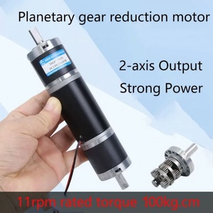 Motor de Reducción de CC con Engranaje Planetario de Doble Eje 12V-24V 36-36ZY, Motor Micro de Baja Velocidad y Alto Torque para Uso en Ventiladores y Embarcaciones - Product Image 2
