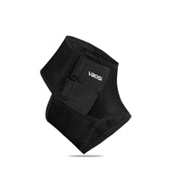 Attelle de cheville en néoprène VBOSI, compression réglable avec sangles pour la course à pied, l'entraînement et les sports, protection unisexe