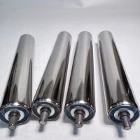 Rouleau de guidage personnalisé par le fabricant, rouleau de convoyeur en caoutchouc silicone résistant aux hautes températures et au vieillissement, revêtu de polyuréthane
