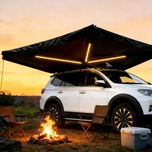 <span class=keywords><strong>Auvent</strong></span> latéral de voiture autoportant à ouverture rapide 270 degrés côté passager UPF50+ en aluminium <span class=keywords><strong>pour</strong></span> SUV, camion, camping - Product Image 3