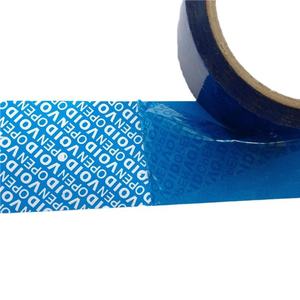 Factory Wholesale Blue Security Seal Tape Total Transfer Tamper Proof Void Adhesive <b>Paper</b> & Film Anti-Theft Void Seal Tape - Product Image 6