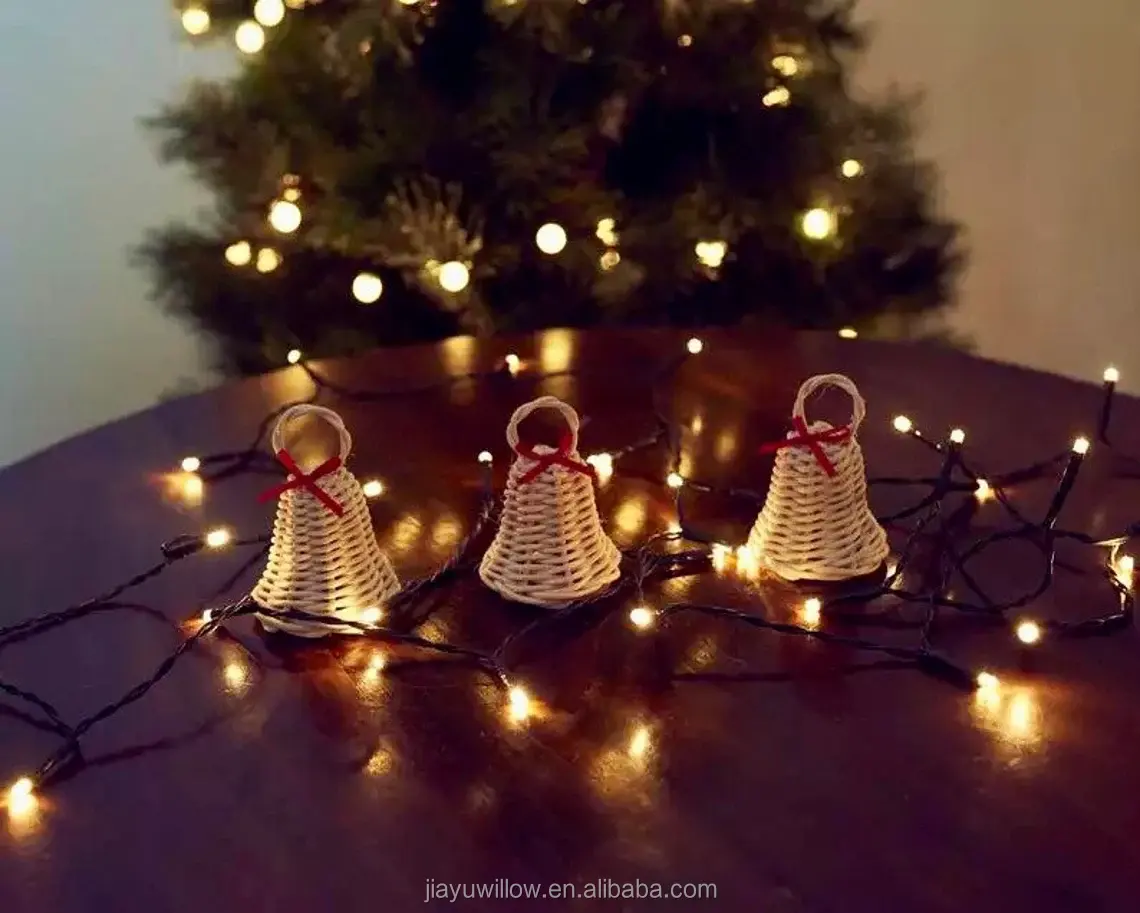 JY Weihnachtsdekoration Mini-String-Lichterzubehör Dekorationen andere Outdoor-Handwerk-Geschenke für Heimdekoration Weihnachtsglocke