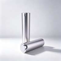 Flacon pompe airless rond double en acrylique pour soins de la peau, 15ml 30ml 40ml 50ml