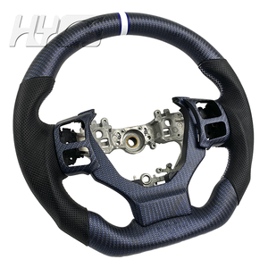 車内アップグレード カーボンファイバーレザー カスタムステアリングホイール レクサス IS250 IS300 IS350 NX RC NX RC GX GS ES対応 - Product Image 3