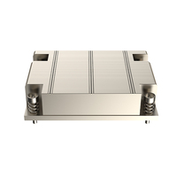 Refroidisseur de processeur de serveur COOLSERVER AM5 4 caloducs 120W, dissipateur thermique pour carte mère d'ordinateur AMD AM5 1U, ventilateur en cuivre