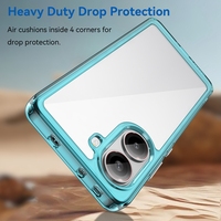 Prix usine couverture transparente cadre coloré étui clair acrylique Tpu hybride couverture mobile pour Xiaomi Poco X7 Pro étui de protection