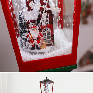 Decorazioni natalizie della neve fortunata nuova luce europea della neve dinamica Interior Festival Dress Up fornisce luci musicali - Product Image 6