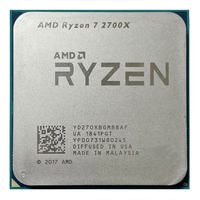 Prosesor CPU Desktop AMD R7 2700X 3.7GHz-4.3GHz Delapan Inti 16MB 105W Soket AM4 Murah