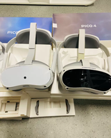 Headset VR PICO 4 Bekas All-in-One 6DoF Lensa Pancake Kacamata VR Mendukung Steam VR