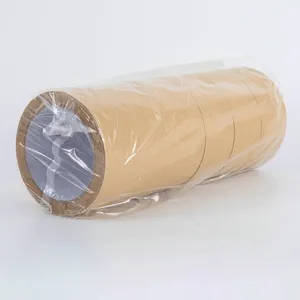 Umwelt freundliches benutzer definiertes Logo Selbst klebendes Kraft papier band Verpackungs band Wasser aktiviertes verstärktes gummiertes Kraft verpackungs band