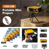 A2000 Mini projecteur LED Support 1080P Projecteur compatible HDMI USB Audio Portable Home Media Video Player Projetor