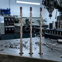 30xd Forets à deux cannelures en carbure monobloc de 4 mm pour perçage profond de l'acier trempé, de l'acier inoxydable et des métaux