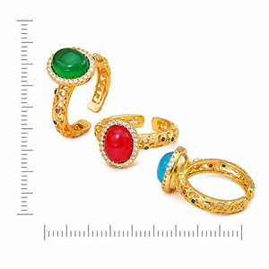 Anello aperto regolabile, design in stile naturale, gioiello unisex per uso quotidiano - Product Image 5