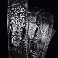 Nouvelle Arrivée Ceinture en Cuir Véritable Homme Haute Qualité Marque 100% Cuir de Crocodile Authentique Ceintures pour Hommes Fabricants