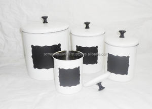 Juego de Recipientes de Almacenamiento Grandes en Metal Recubierto de Cobre con Diseño Redondo Simple, Perfecto para la Organización del Hogar y la Cocina - Product Image 4