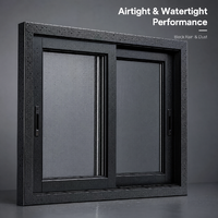 Ventana Corredera de Aluminio con Altura y Anchura Personalizadas para Reemplazo y Renovación de Ventanas de Edificios Antiguos