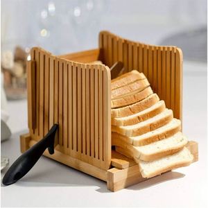 Eco-Friendly Bamboo Bread Slicer with Custom Logo - Premium Quality and Sustainable Design - Product Image 1