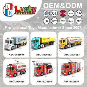 Venta caliente Niños 1:16 Escala Fricción Vehículo Simulación Contenedor Transporte Coche Camión Juguete Con Música Luz - Product Image 6