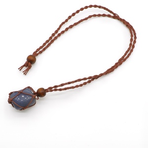 <span class=keywords><strong>2023</strong></span> <span class=keywords><strong>Tik</strong></span>-<span class=keywords><strong>Tok</strong></span> réglable 7 Chakra pendentif collier fait à la main Style bohême guérison pierre précieuse corde ancre motif pour mariage - Product Image 3