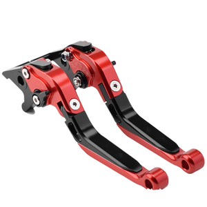 Levier de frein et d'embrayage en alliage d'aluminium pliable extensible réglable à 6 positions entièrement rétractable O'YOUNGER CNC pour Suzuki GIXXER - Product Image 4