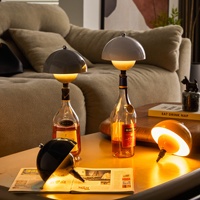 Lampe de table rechargeable en forme de bouteille de vin, lampe à insérer dans une bouteille, lampe LED portable sans fil pour bar, chambre à coucher, décoration de la maison