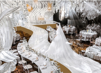 Tapis de mariage décoratif en plastique miroir réfléchissant, tapis de danse en acrylique doré, allée de mariage en miroir, tapis de passage pour mariage