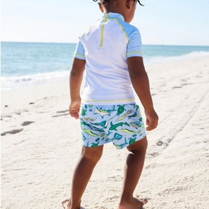 Traje de Baño para Niños al por Mayor, Traje de Baño Protector con Protección Solar UPF, Traje de Baño de Dos Piezas Estampado, Diseño Elástico - Product Image 5