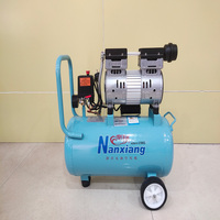 Compresseur d'air sans huile silencieux portatif de compresseur à piston sans huile industriel chinois 0.2m3/Min 3kw