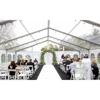Prix usine aluminium salon tente extérieure grande exposition hôtel événement tente clair étanche fête de mariage église chapiteau