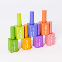 Flacon de vernis à ongles de 13 ml, récipient pour gel UV, gel de construction, gel de nail art, pigment, emballage avec couvercle et pinceau